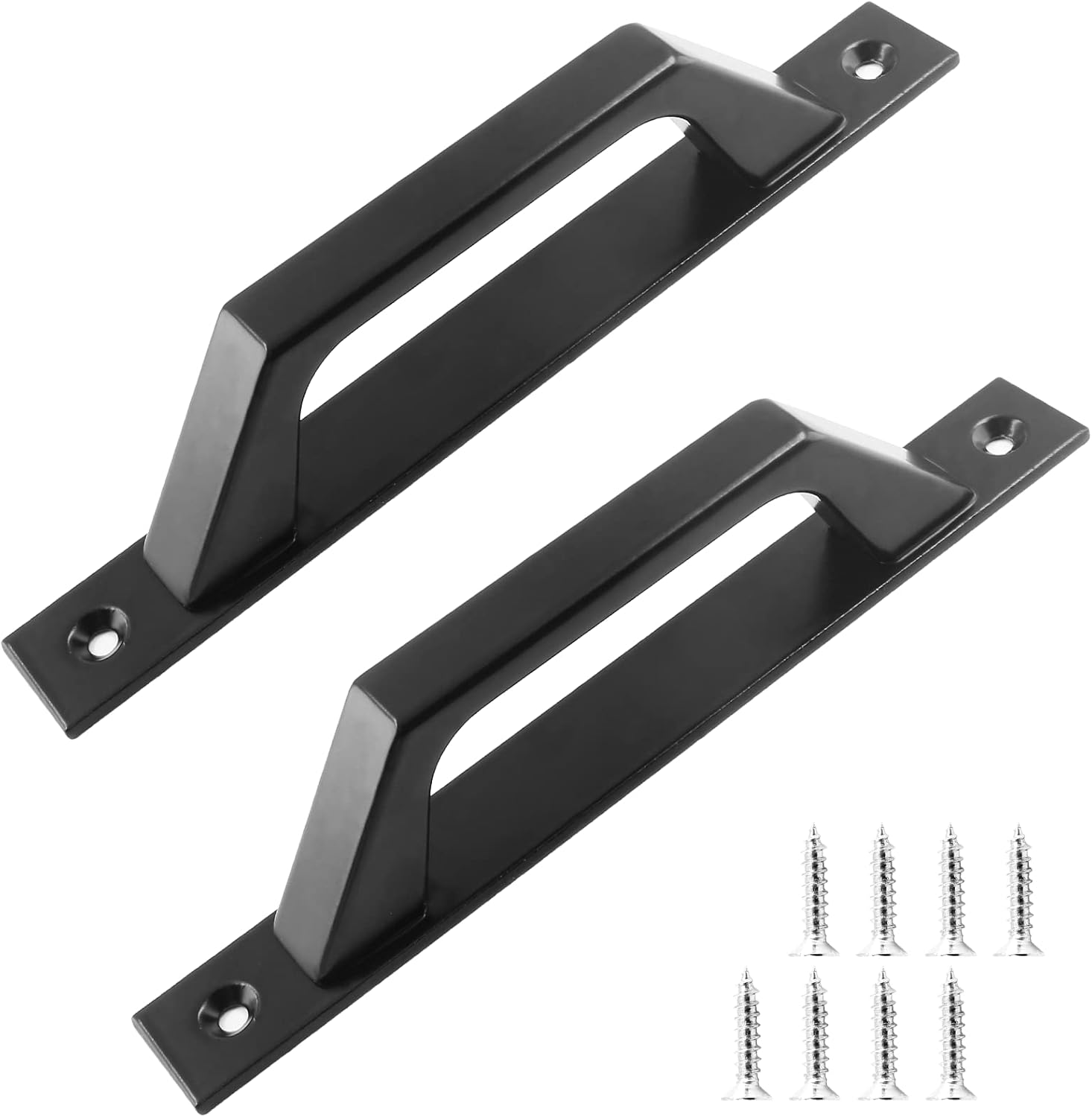 Jiozermi 2 Pack Sliding Barn Door Handle, 7.9 Inch Gate