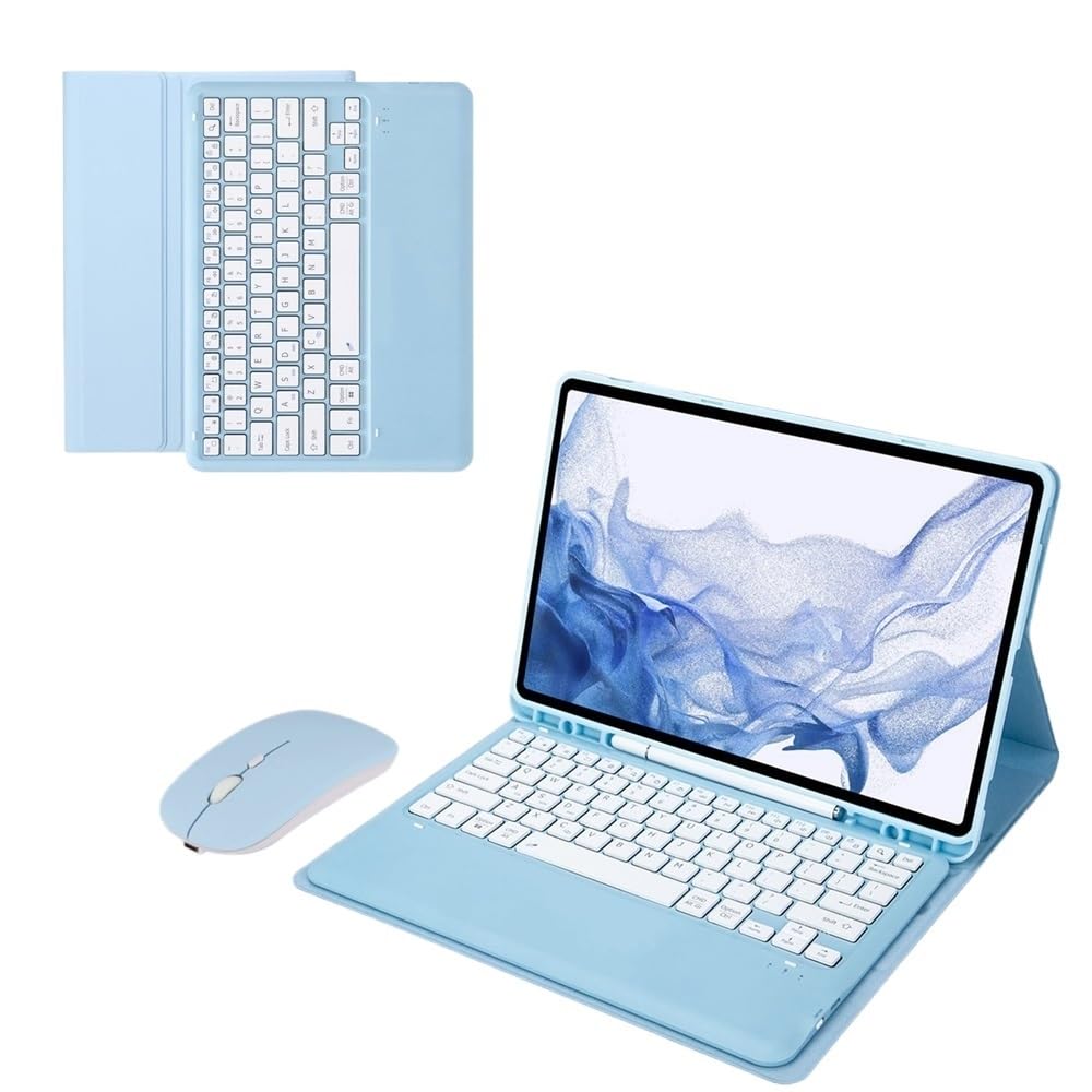 Clavier QWERTY magnétique et étui Galaxy Tab S10 Plus pour éviter les rayures - 7