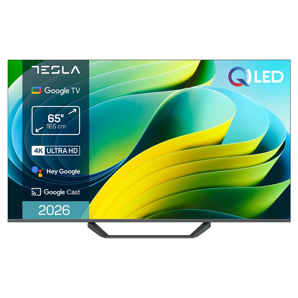 TESLA QLED Smart TV 40 Pulgadas Full HD Compatible con Google TV y Google Assistant - Dolby Audio, HDR, WiFi y Bluetooth, Apps y Chromecast Integrado, 3 HDMI, DVB-T2/S2/C, Color Negro — view 11