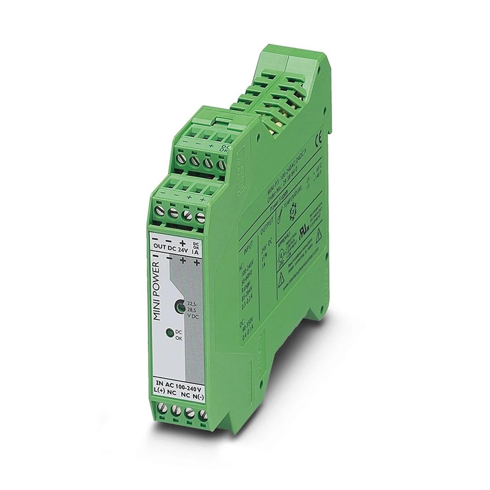 OSHZIKJII 2938840 Power Supply MINI-PS-100-240AC/24DC/1