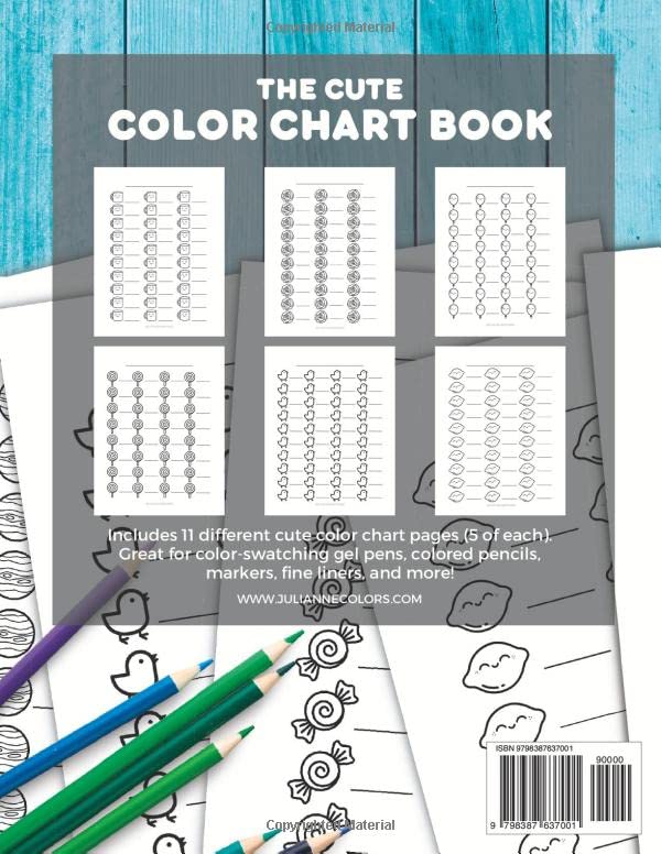 Miniatura 2 de The Cute Color Chart Book for Coloring Books and Artists