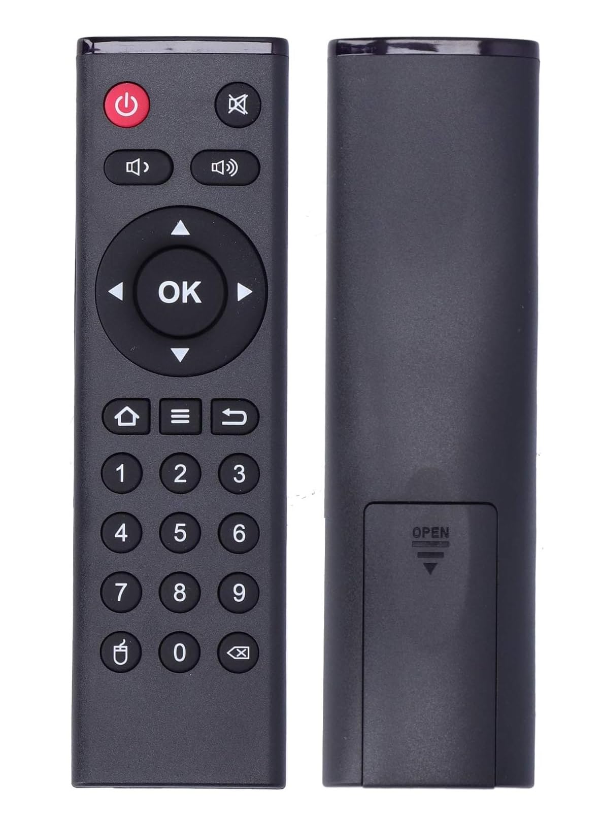 Replace Remote Control for Android TV Box, for TANIX TX3 Mini/TX3 Mini+ TX2 TX5 TX6 TX9 TX3 Pro/ TX92 TX95 TX5 Pro TX5 Max, Black:TX-Remote S1