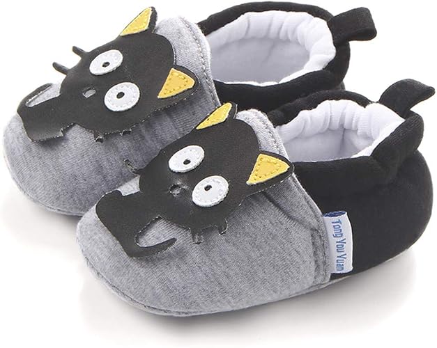 Nagodu Shoes Pantuflas para Bebes niños Negros con Gris Super suavecitos y  comodas, acolchonados en el Frente una Cara de Gatito : Amazon.com.mx:  Ropa, Zapatos y Accesorios