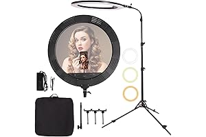 75w 3000k-6600k Ring Light For Makeup/Lash Extensions