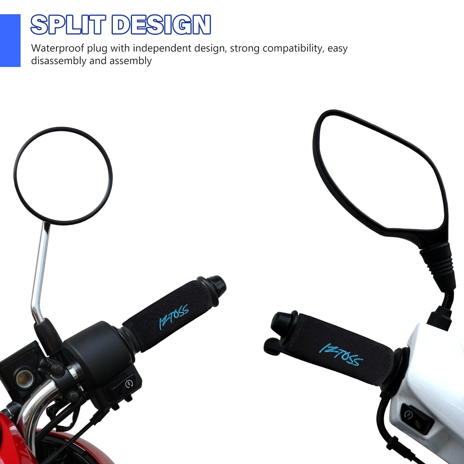 Poignées Chauffantes Pour Moto - Chauffe-guidon électrique, Manchon D