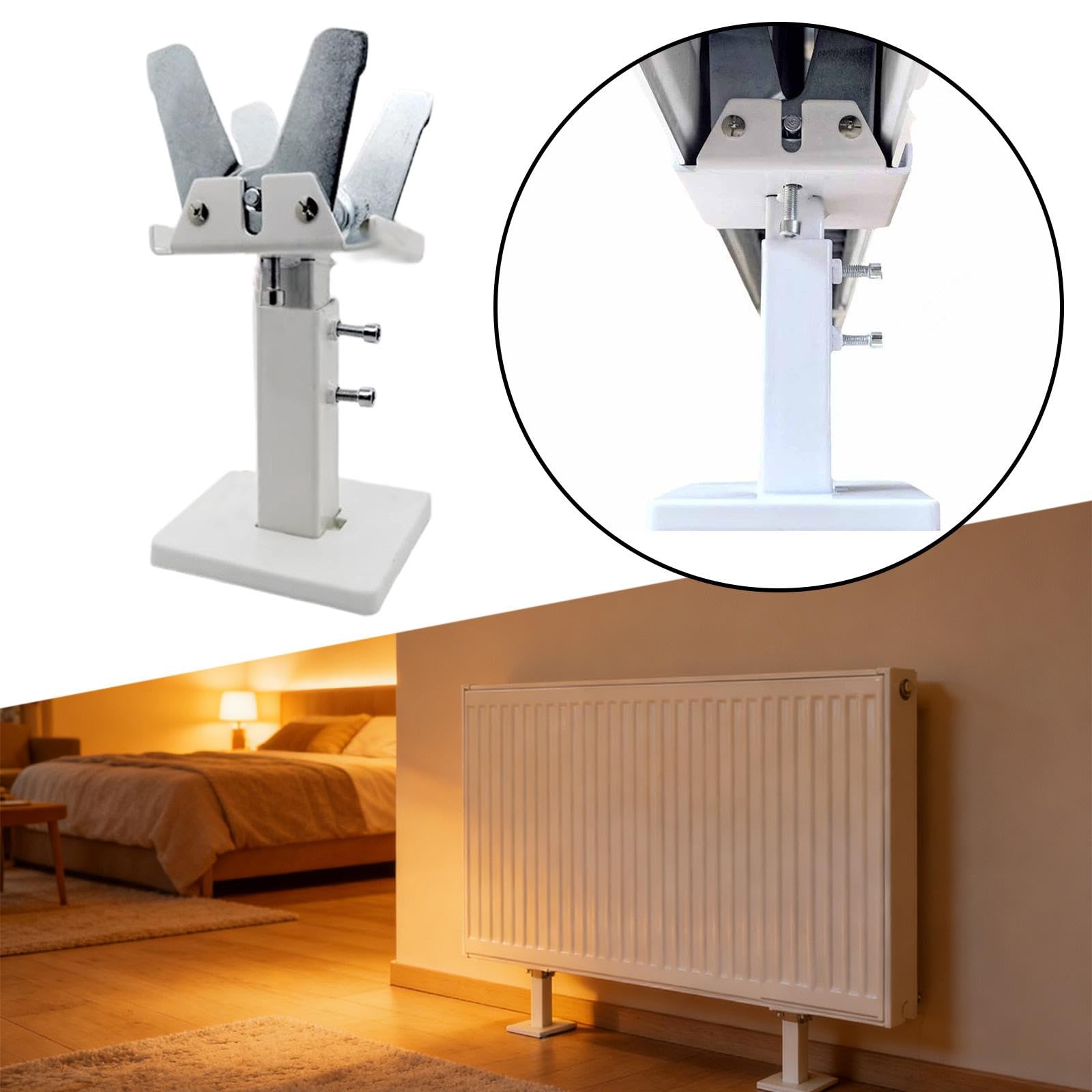 Soporte de Suelo para Radiador, Sala de Estar, Dormitorio, Fácil de Usar