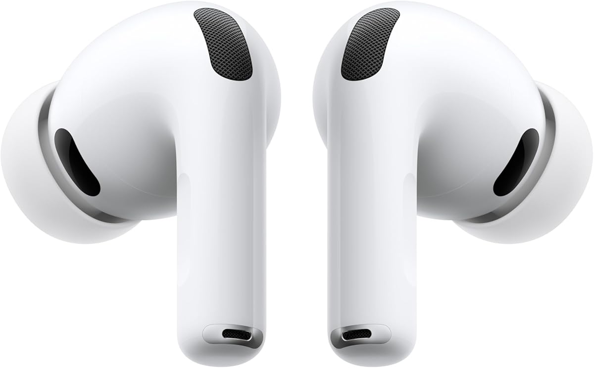 Apple AirPods Pro 3 Kabellose In‑Ear Kopfhörer, Aktive Geräuschunterdrückung, Herzfrequenzmessung, Hörgerätefunktion, Bluetooth Kopfhörer, 3D Audio, Hi‑Fi Sound, Laden über USB‑C