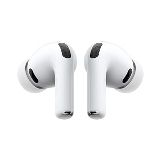 Apple AirPods Pro 3 Kabellose In‑Ear Kopfhörer, Aktive Geräuschunterdrückung, Herzfrequenzmessung, Hörgerätefunktion, Bluetooth Kopfhörer, 3D Audio, Hi‑Fi Sound, Laden über USB‑C - Amazon product rated Grade A