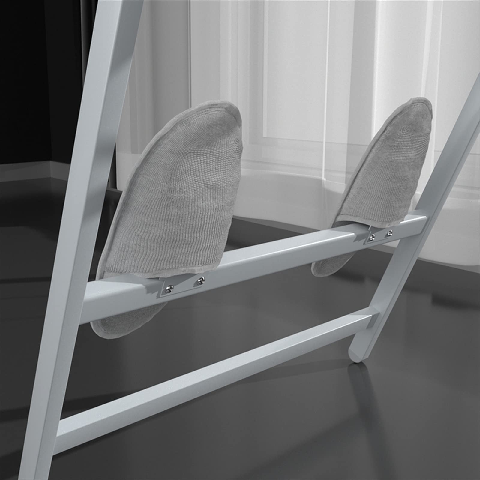 Rack per lavanderia Stendibiancheria, Stendibiancheria pieghevoli a 2 livelli in alluminio for biancheria, Stendibiancheria pieghevole con ali regolabili in altezza, for lenzuola, vestiti, asciugamani
