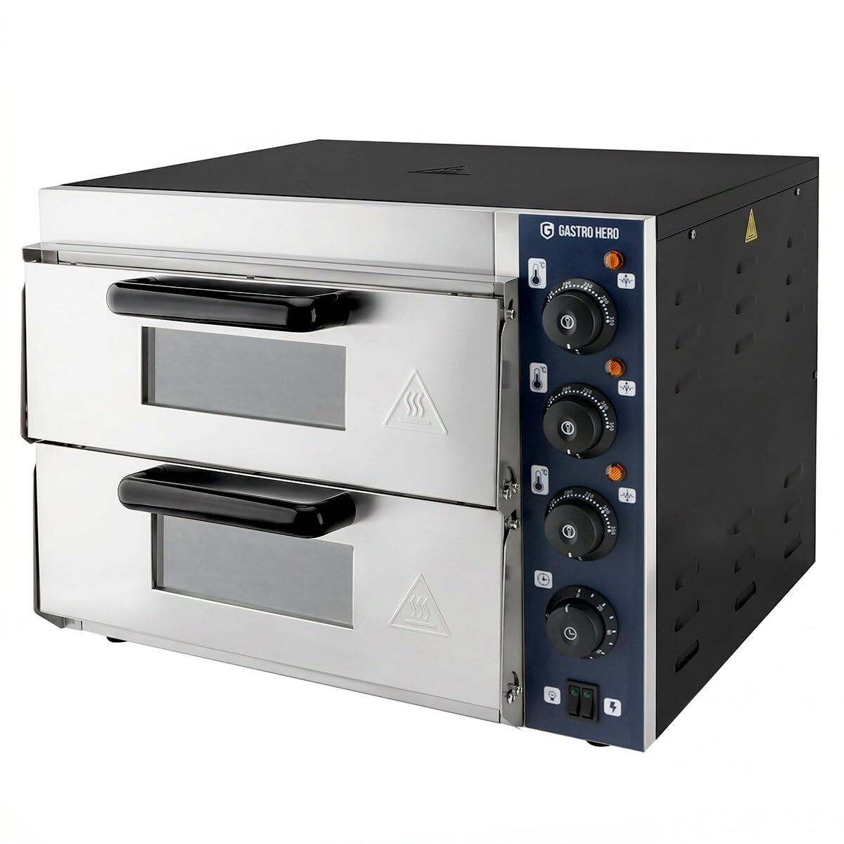 GastroHero Pizzaofen Basic 2 x 35 cm Gastronomiebedarf
