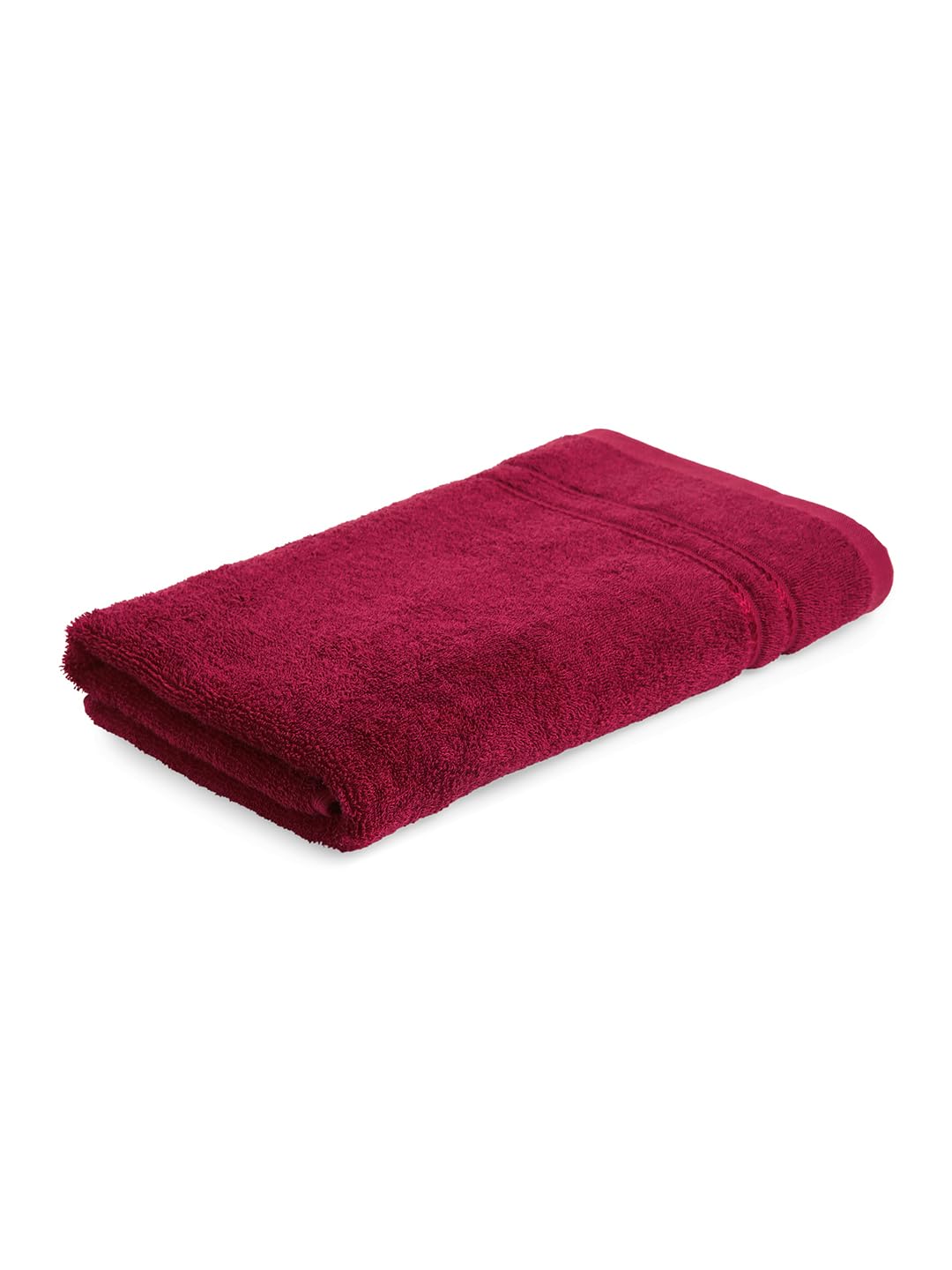 Welspun 100% Cotton Quick Dry Bath Towel - Red -16
