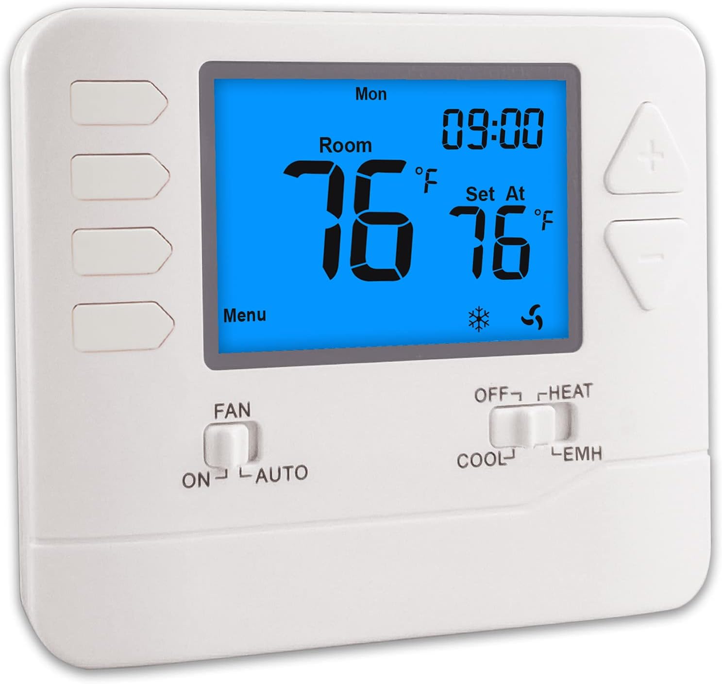 Suuwer 2 Heat/ 1 Cool NonProgrammable Thermostat for Heat Pump (with