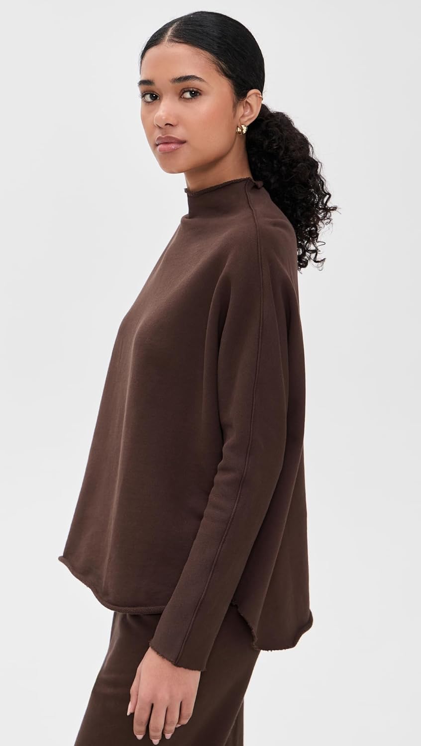 Frank & Eileen Women's Effie Funnel Neck Capelet Sweatshirt - Image 4