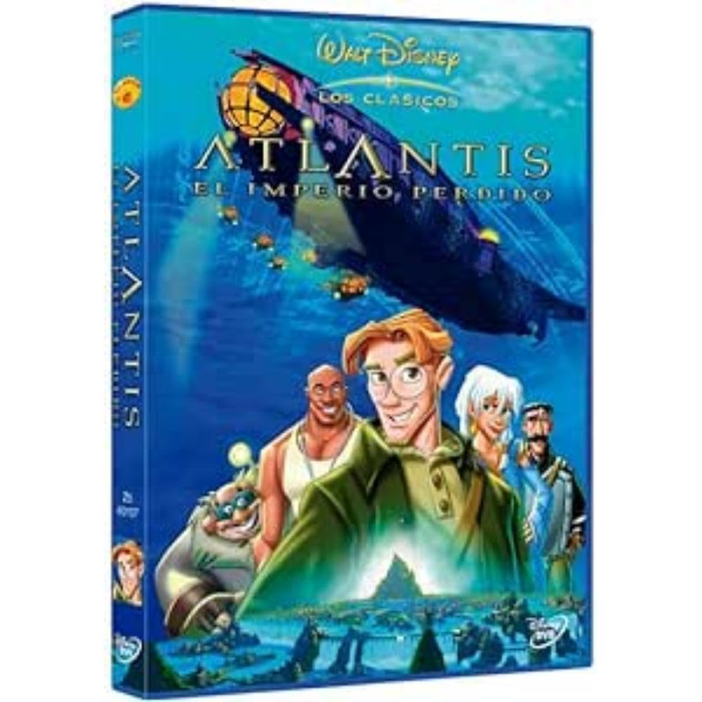 Atlantis El Imperio Perdido WALT DISNEY 2001 - DVD Region 2 Español Ingles - Am