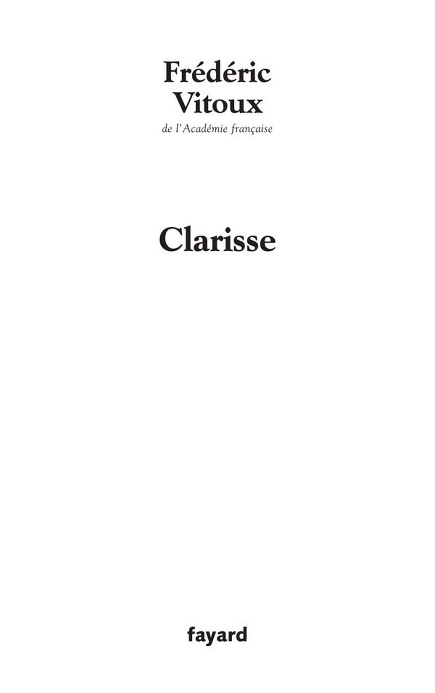 Clarisse (LITT.GENE.) (French Edition)