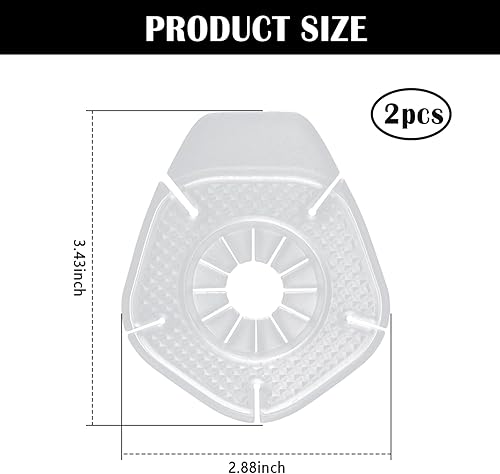 Miniatura 2 de 2 piezas de cubierta antipolvo para limpiaparabrisas de automóvil, de silicona de alta calidad, dispositivo de protección de agujeros que evita