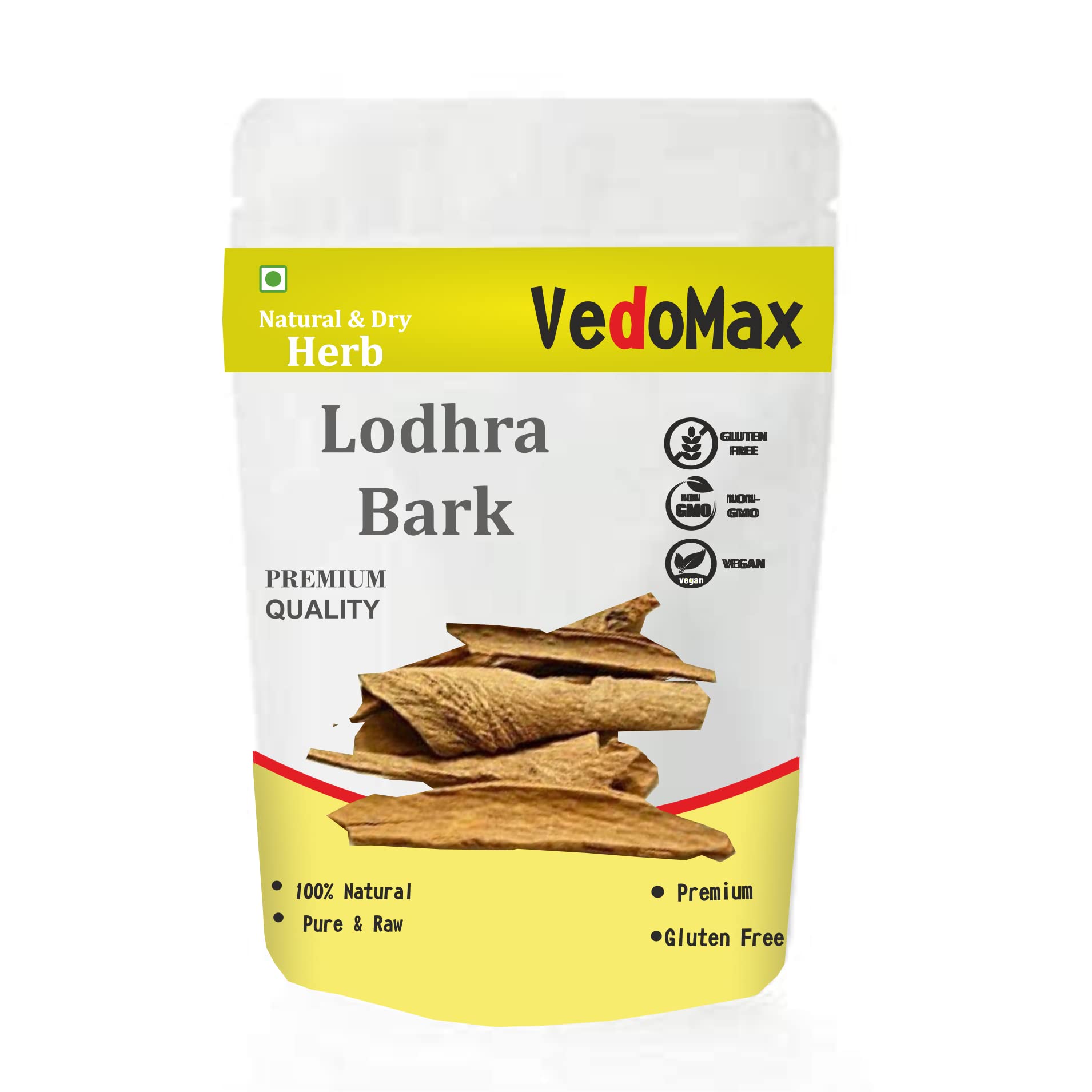VedoMax Lodhra Bark | Lodh Bark | Lodhra Chaal | Lodh Pathani - 100 gm (B09MK4GFS1) Amazon Price History, Amazon Price Tracker