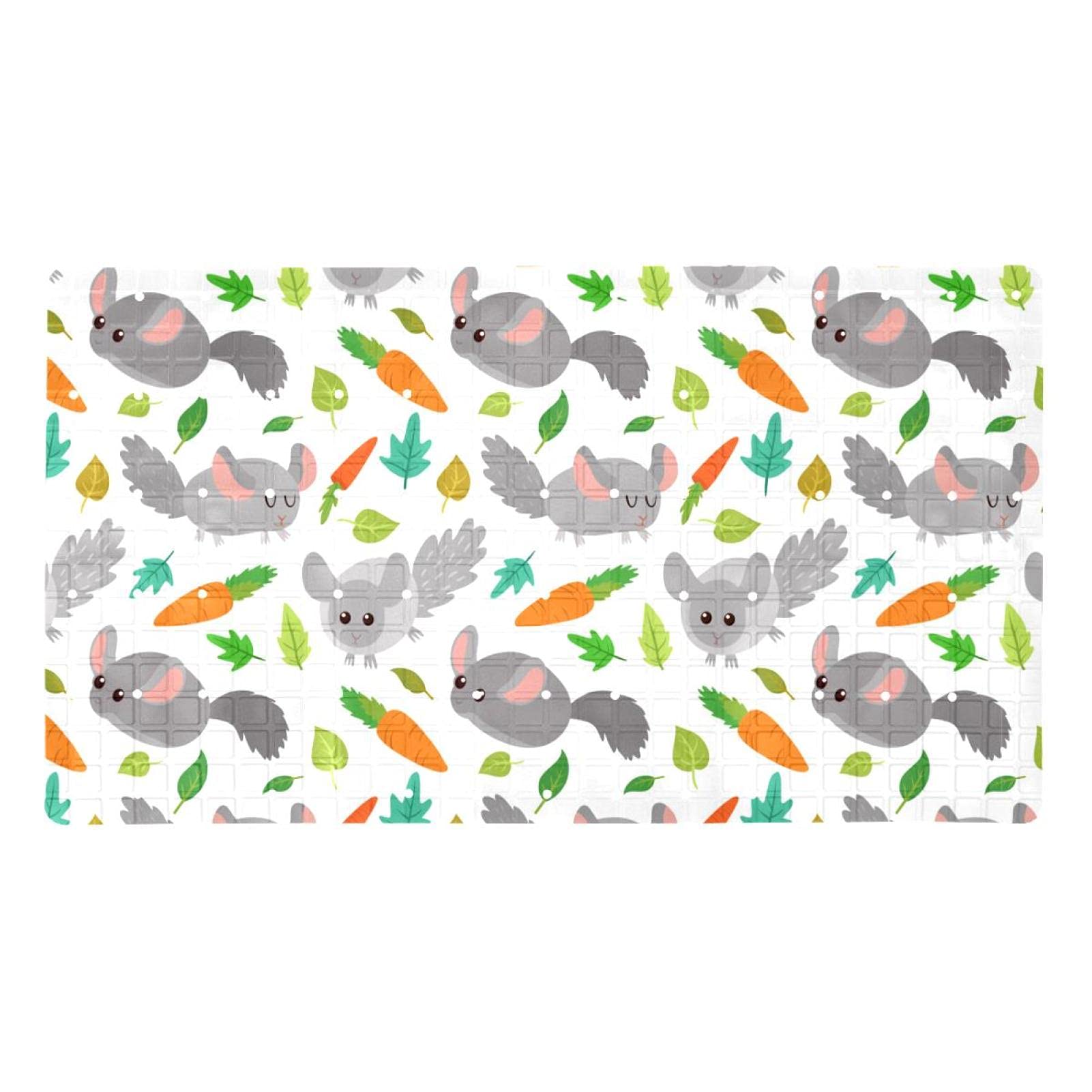 Tapis de bain antidérapant évite les chutes des enfants 40x70