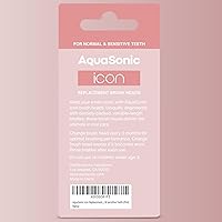 Vista 6 de AquaSonic Icon - Cabezales de cepillo de repuesto Compatible con AquaSonic Icon Cepillo de dientes 2 cabezales de cepillo para dientes