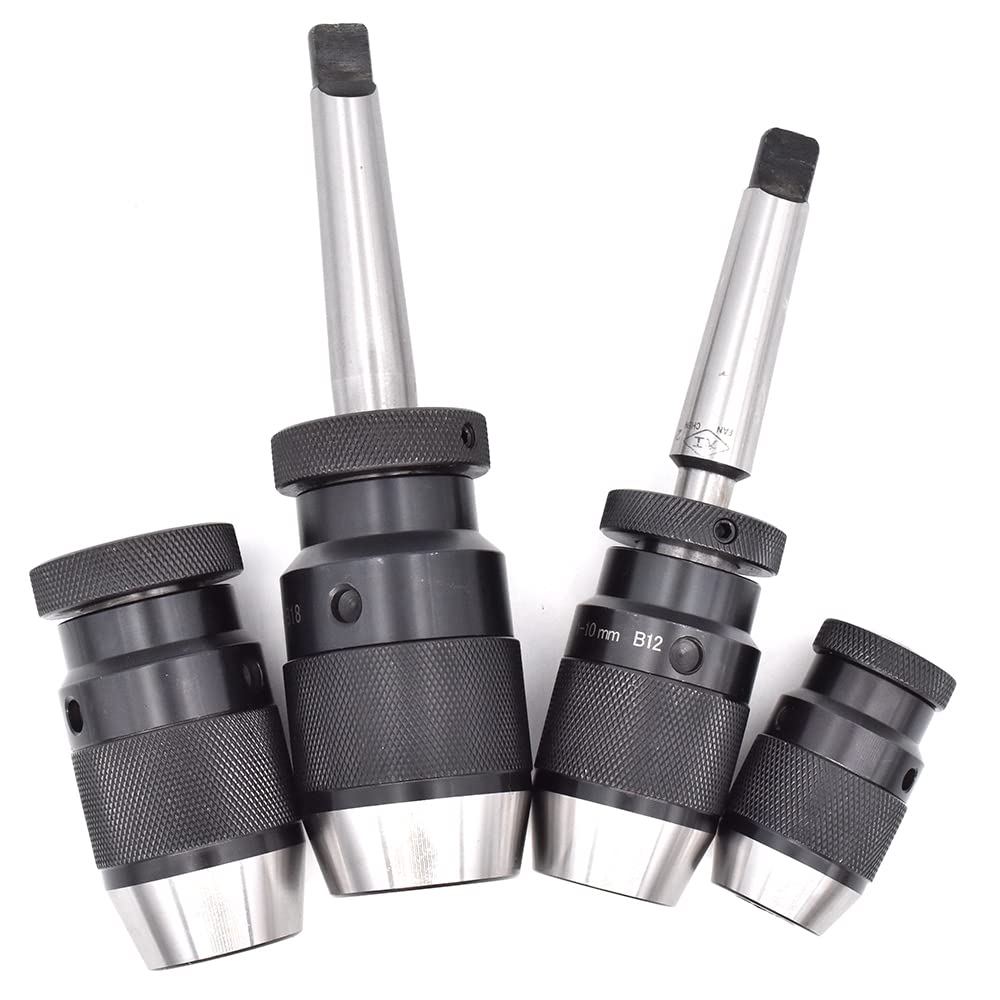 1 juego de portabrocas autoajustable MORSE MT2 MT3 JT6 de 1 a 13 mm y 1 a 16 mm for máquina perforadora, portabrocas cónico(MT3 JT6(1MM-13MM))