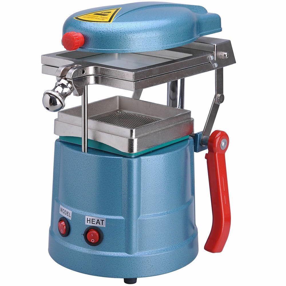 Máquina de moldeo al vacío dental termoformadora 600W 220V compatible con termoplásticos dentales