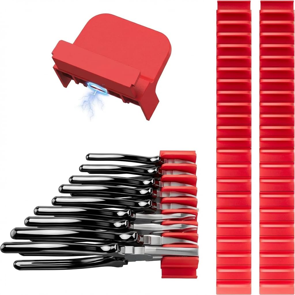 44 Pcs Magnetic Pliers Organizer for Tool BoxDrawer, Modular Plier Holder