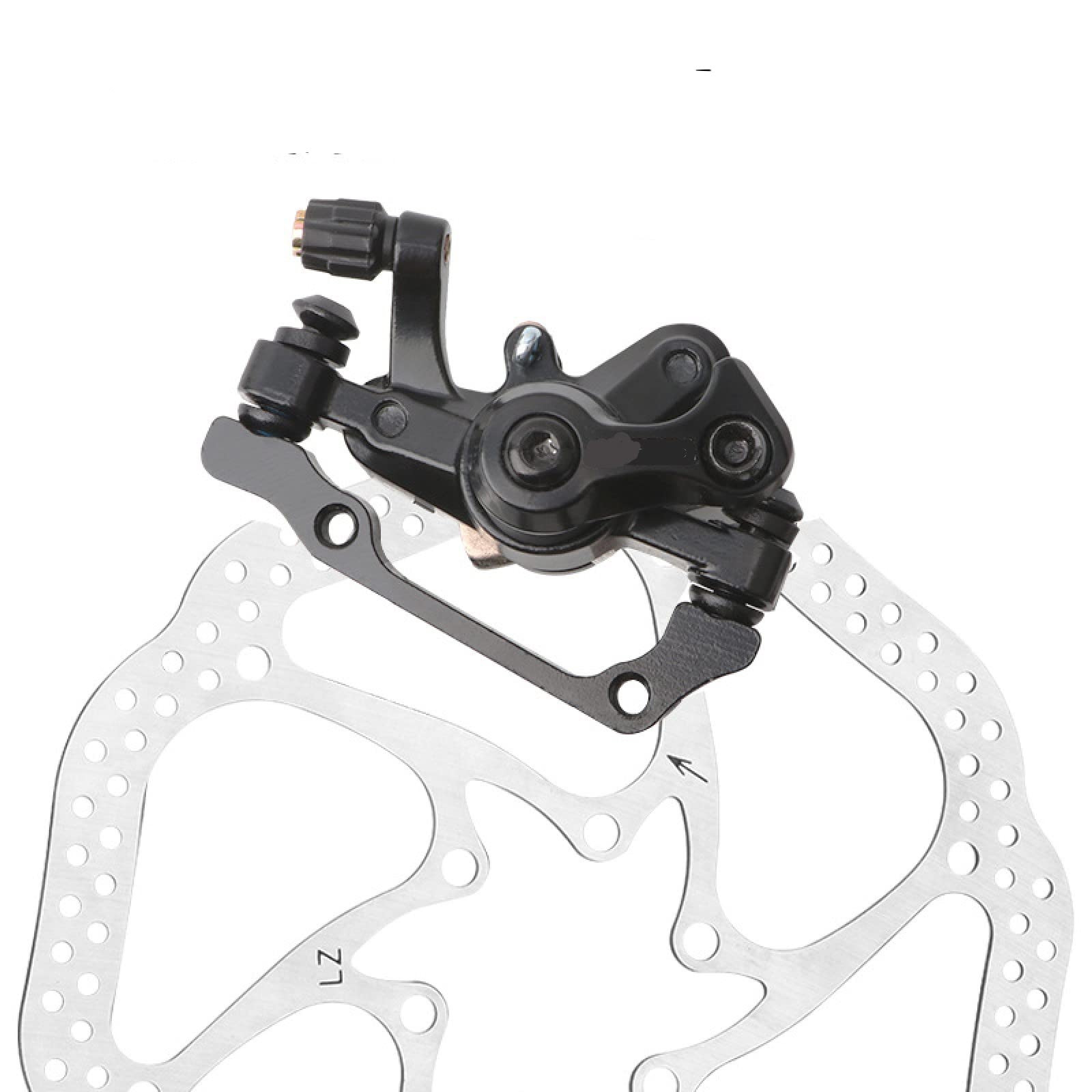 Kit de freins à disque pour vélo universel, frein à disque hydraulique CNC, comprend un disque de frein avant, un disque de frein de 160 mm et des vis, avant/arrière, utilisé pour VTT, BMX, vélos