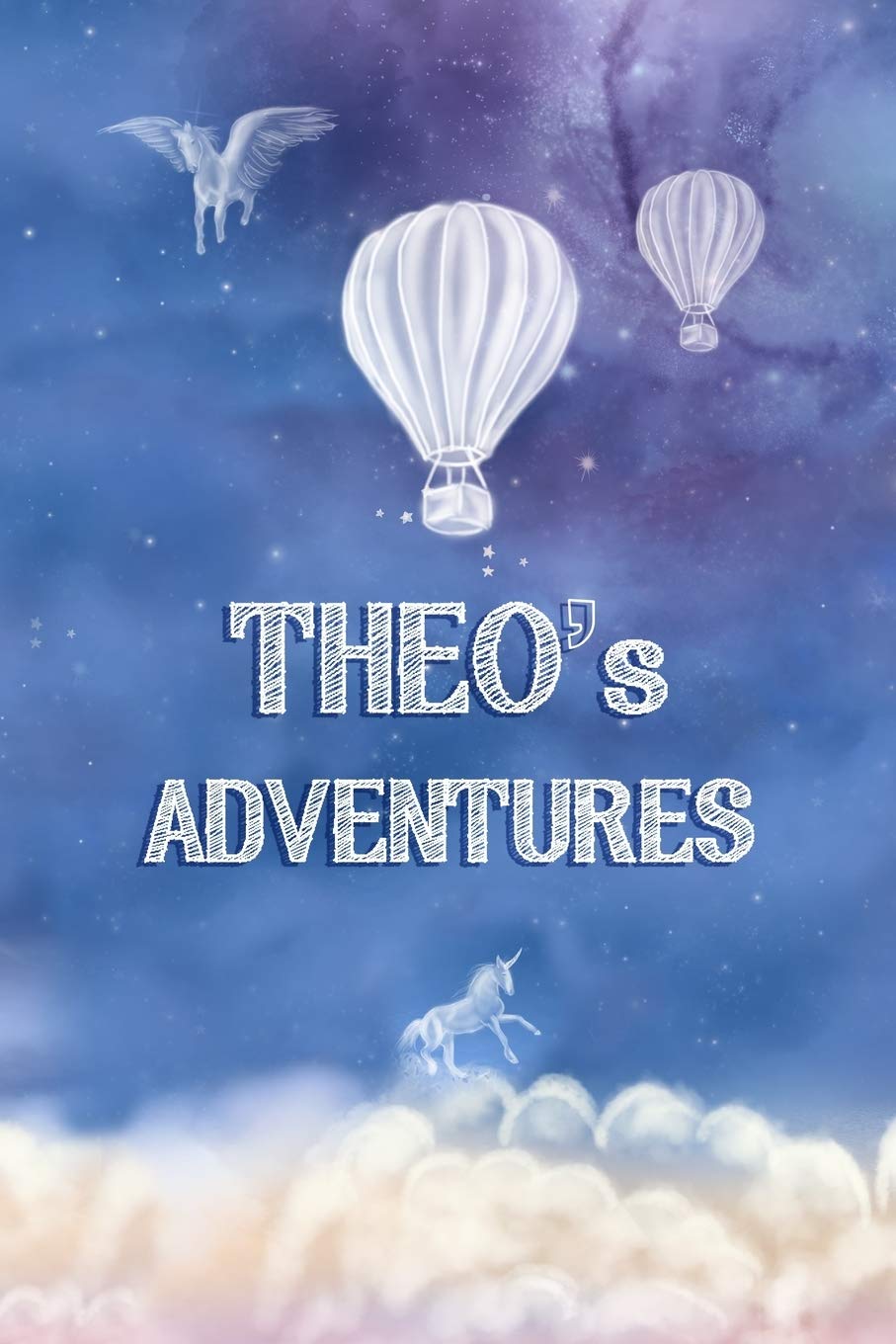 Theo's Adventures: Softcover Personalized Keepsake Journal, Custom Diary, Writing Notebook with Lined Pages (Journey to Imagination)