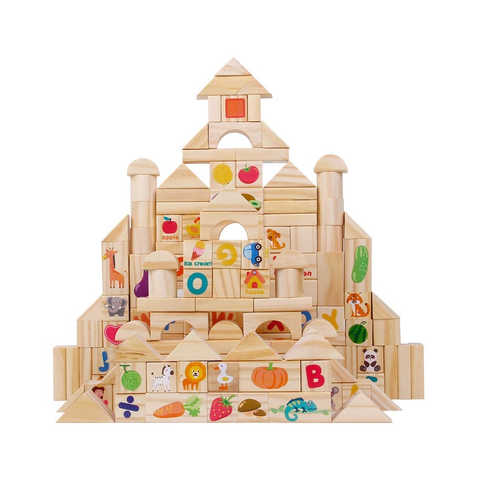 Costruzioni Magnetiche 100 Pezzi BLOCCHI DI LEGNO Per Costruzioni Forme  Geometriche Per Bambini Dell'asilo E EUR 79,46 - IT Ad Incastro, image size:1000x1000