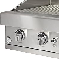 Vista 5 de Turbo - Parrilla de gas para barbacoa de 26 pulgadas y 3 quemadores integrada, gas natural