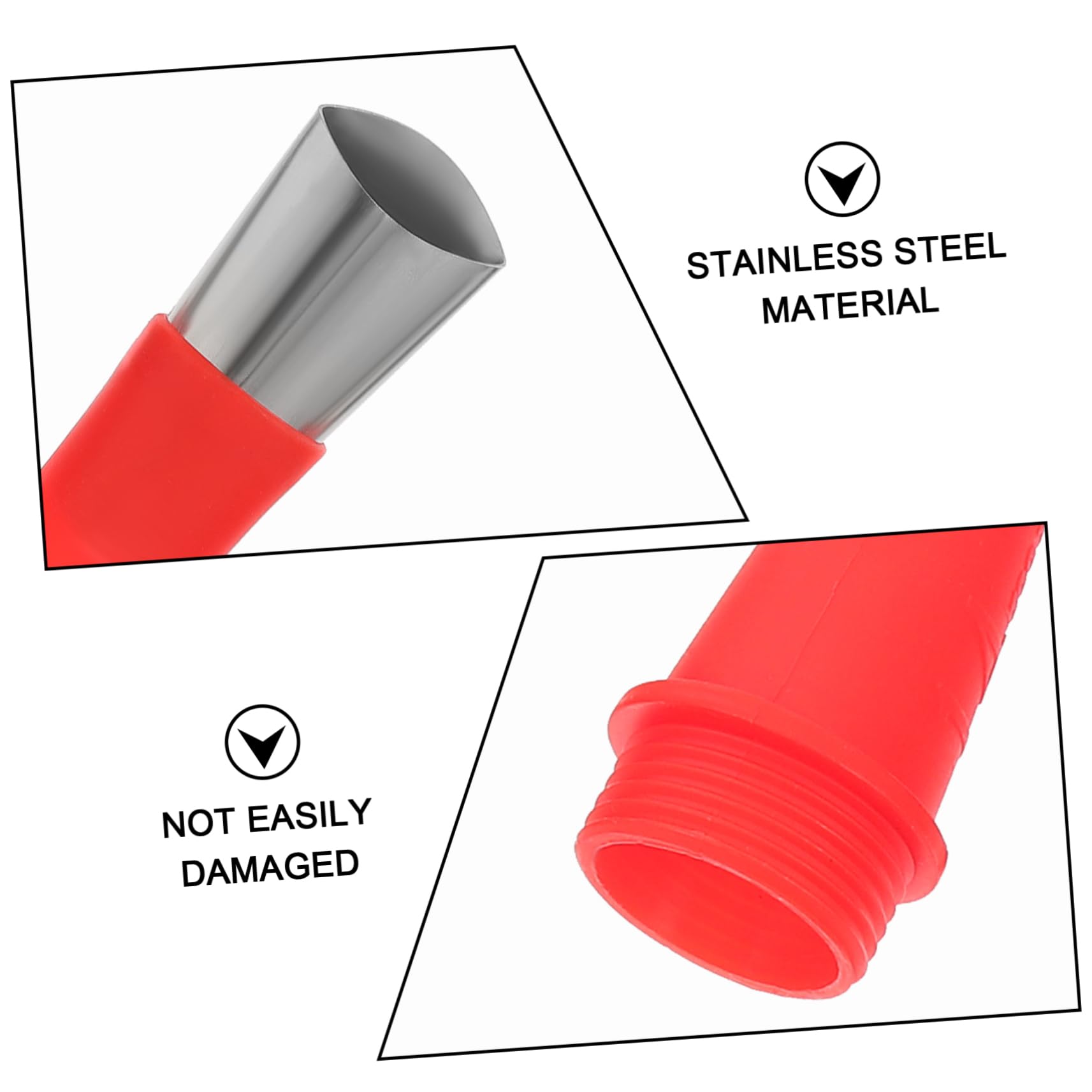 DOITOOL 4 Set Ugello Utensili Attrezzi Attrezzo Punta Per Calafataggio Suggerimenti Sul Calafataggio Kit Calafatare Punte Degli Ugelli Per Calafataggio Strumento Per Calafataggio Plastica