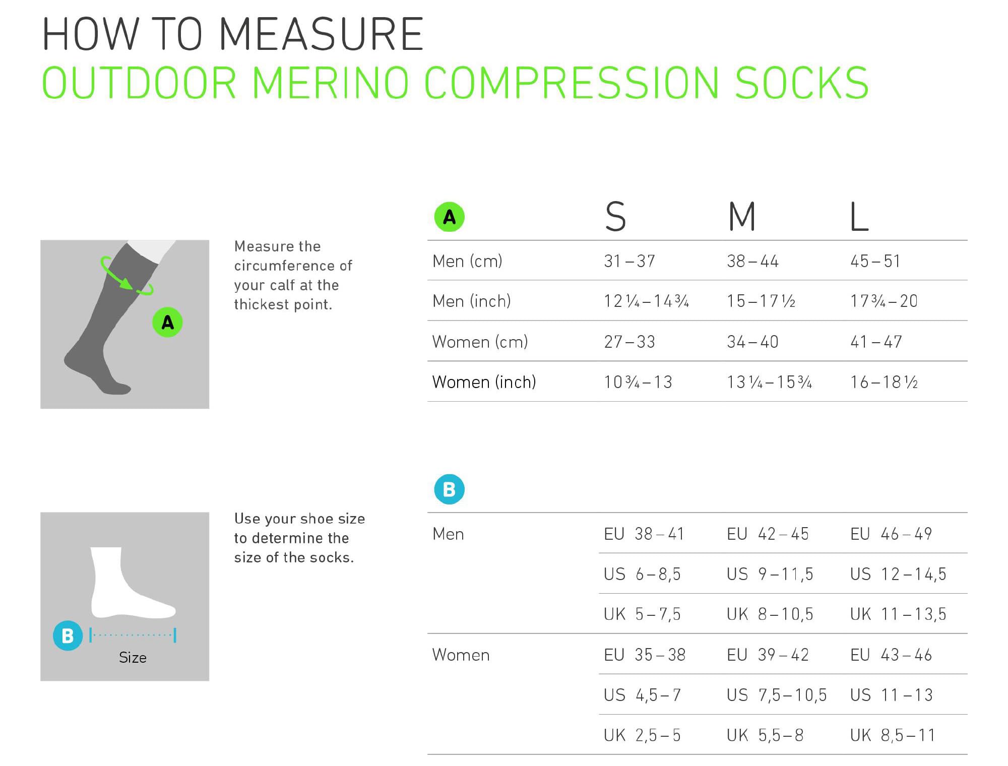 Bauerfeind Calzini da trekking Outdoor Performance Mid Cut Socks, per attività all'aria aperta, come trekking, hiking, 1 paio di calzini sportivi in lana (merino), Celeste., 43-46
