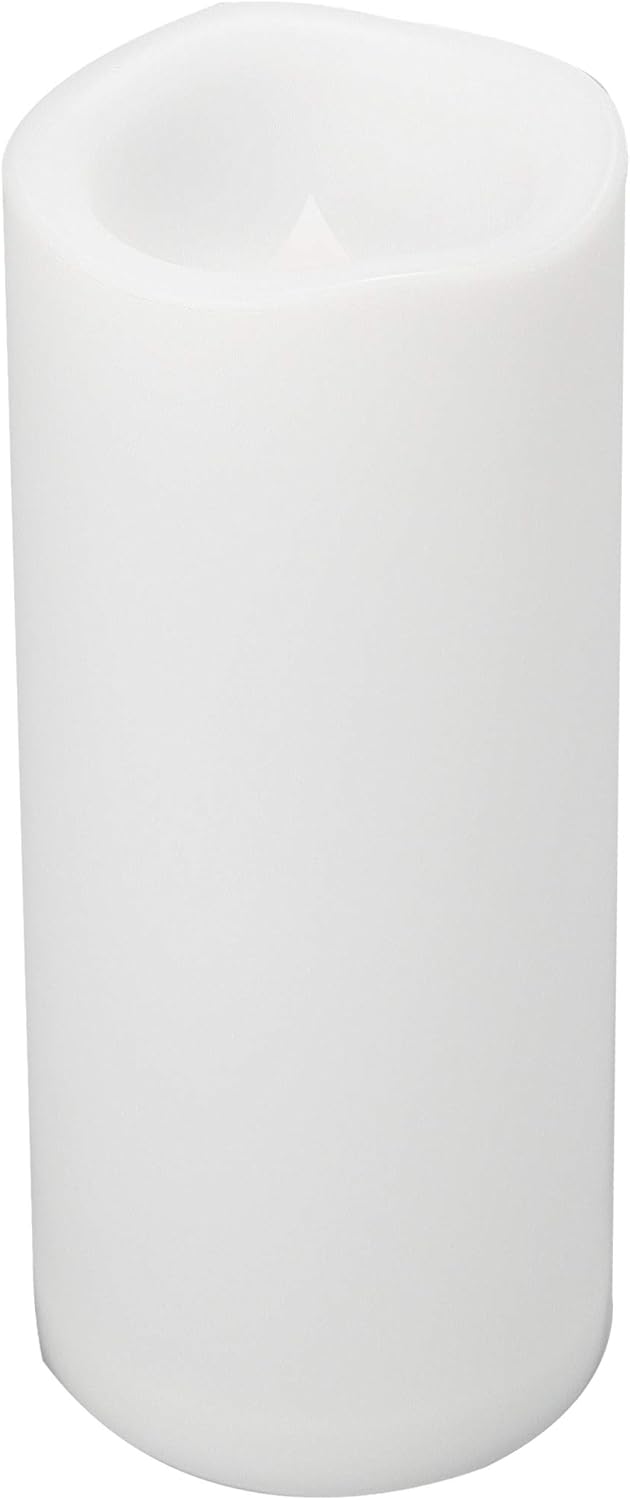 2 Pack 4” x 10” Waterproof Outdoor Flameless Candles with Timer Large Battery Operated Electric LED Pillar Candle Suit for Gift Home Décor Party Wedding Supplies Garden Halloween Christmas Decoration