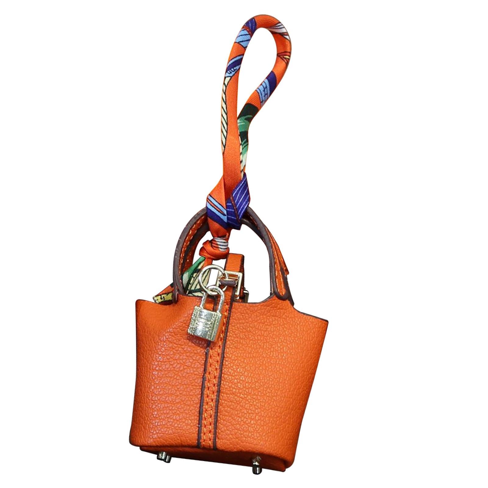 BNF® Small Charm for Women Girls Creative Cute Car Key Wallet Purse Charms Orange|Clothing, Shoes & Accessories | Womens Accessories |Key Chains, Rings & Finders|1 Car Key Case-image-4