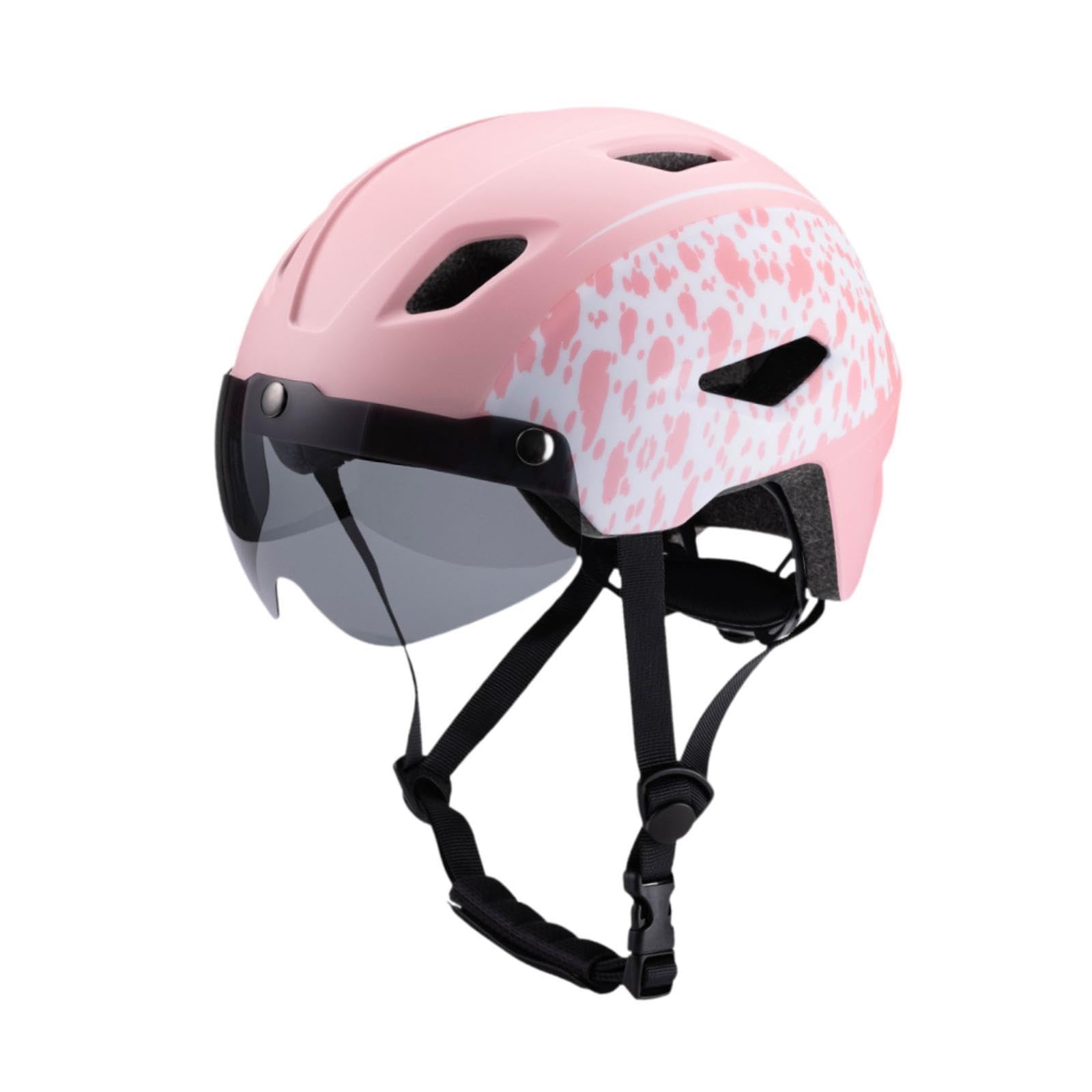 Casque de vélo pour Enfants, Ajustable avec visière, Parfait pour Les Sorties à vélo