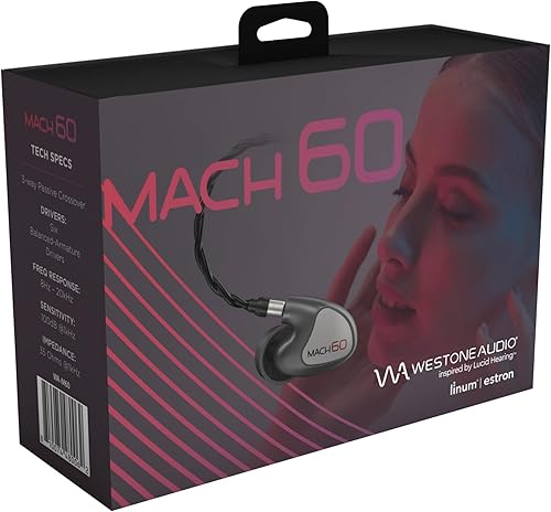 Miniatura 8 de Westone Audio - Mach 60 Auriculares universales con cable IEM - 6 controladores de armadura equilibrada Músico profesional en auriculares con