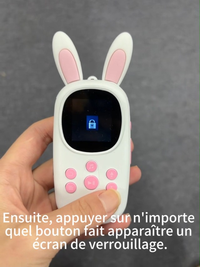 32Go Lecteur MP3 Enfant Bluetooth 5.3 Panda Mignon - Livre Audio, Haut-Parleur, Radio FM, Enregistrement