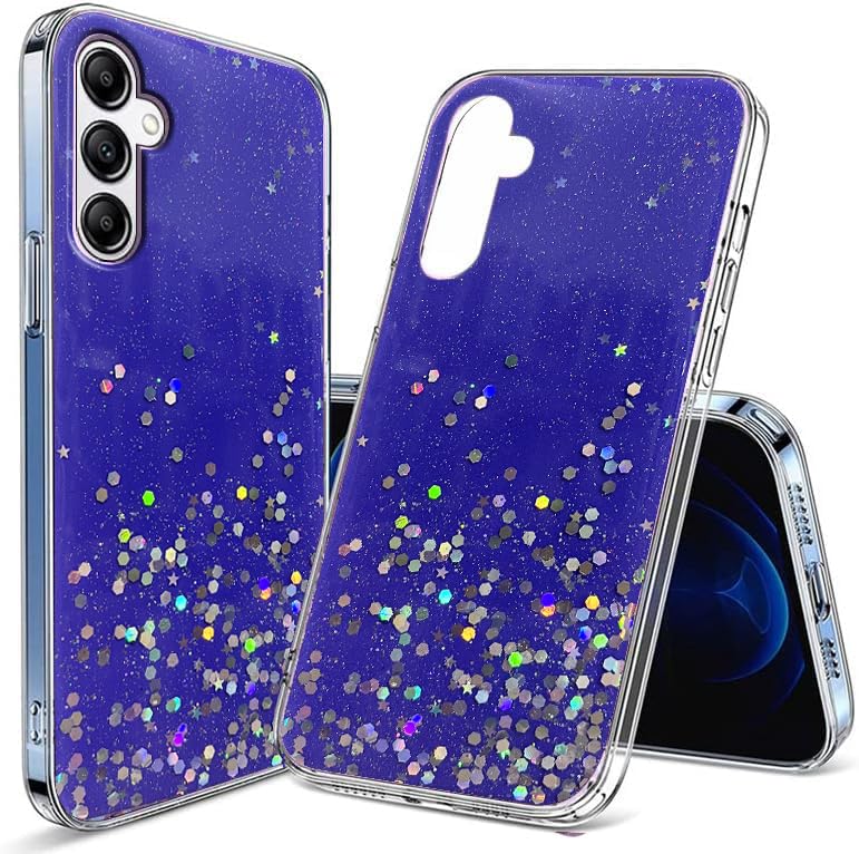 VONZEE® Glitter Case Compatible with S23 FE, Non Moving Glitter Stars Cover Soft TPU + Hard PC Bumper Bling Cover for Women Girls Protective Shockproof Phone Case (Purple) (B0CRPGF81Z) Amazon Price History, Amazon Price Tracker