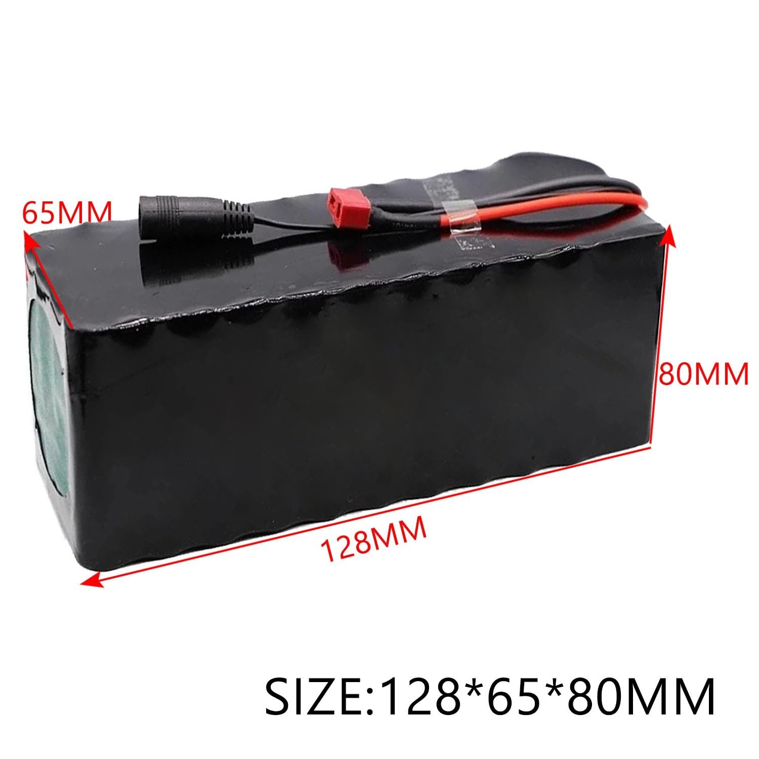 Batería For Bicicleta Eléctrica De 24 V, 50 Ah, For 6S4P Con Tablero Protección BMS Cargador For Motor Scooter Eléctrico 100 W - 500 XT60,24V(T)