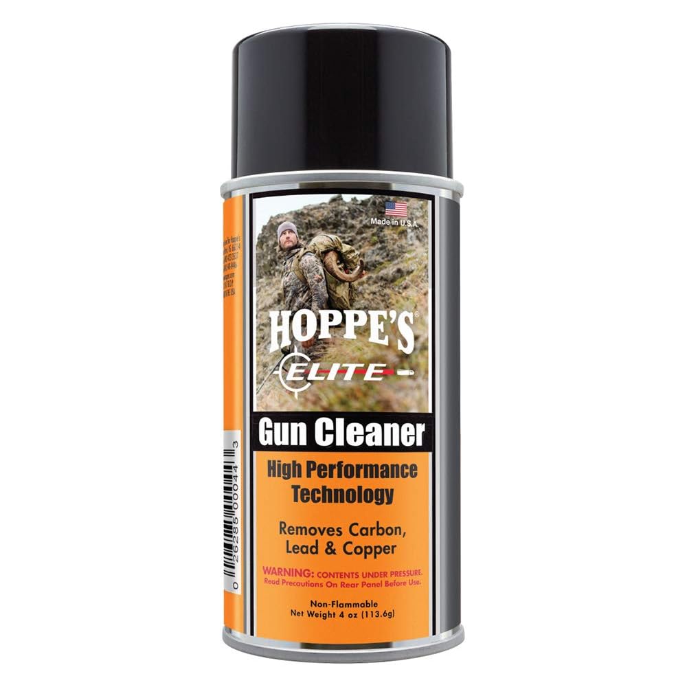 Hoppe\'s Elite Aerosol Gun Cleaner Bottle, 4 Ounce