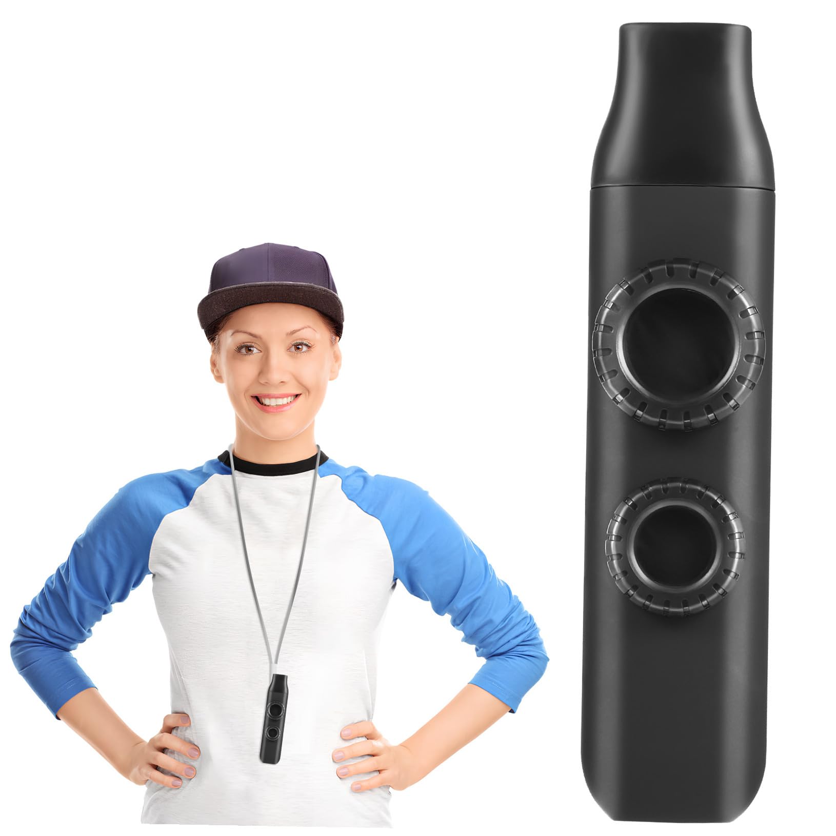 Kazoo Elettrico Sassofono 4 Pz Kazoo Doppio Flauto Doppi Flauti Kazzoo Professionali Tritano Black