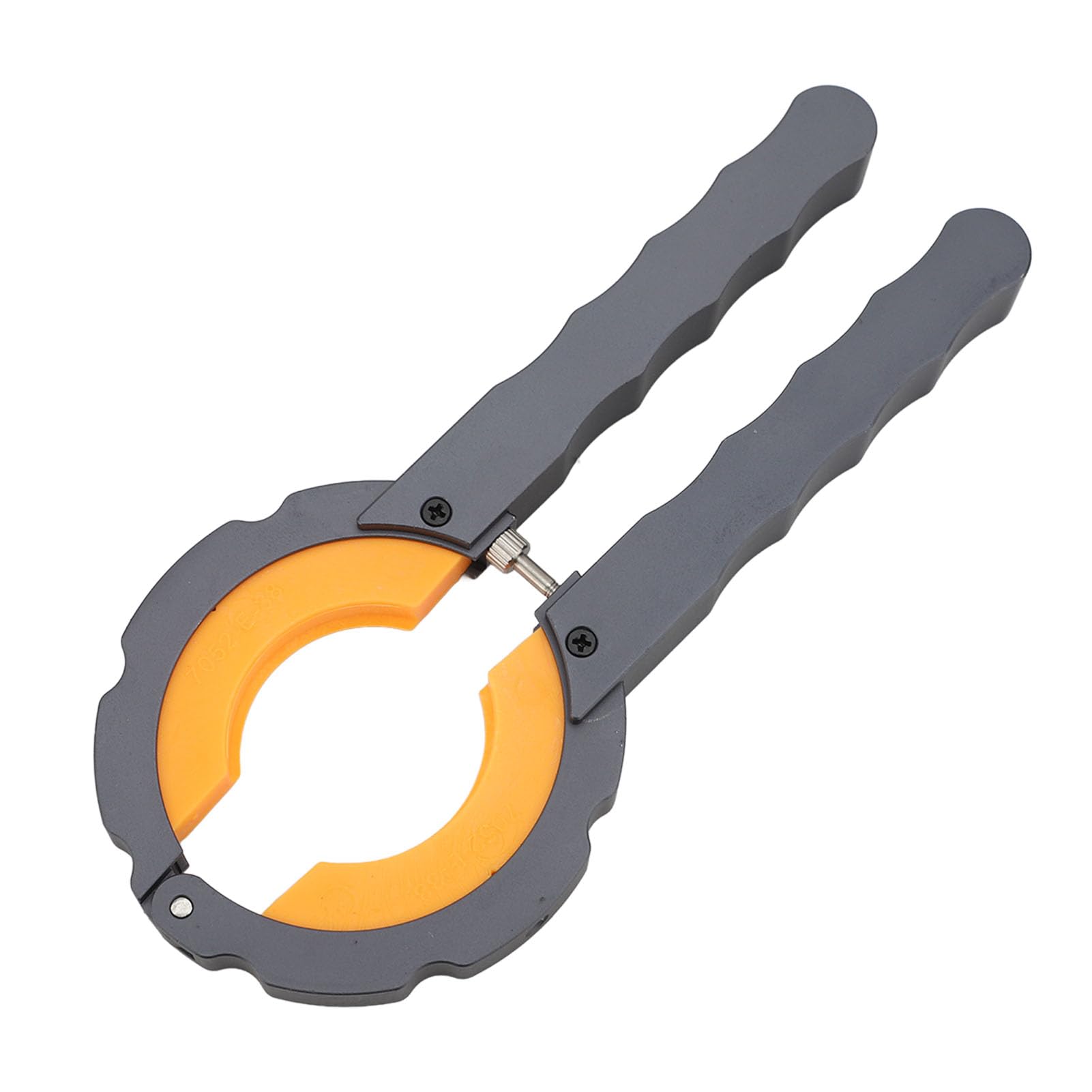 Removedor de bisel de reloj con mango de aleación de 6,5 pulgadas y 6 pares de cabezales de plástico, abridor de anillos de bisel de reloj para reparación profesional de