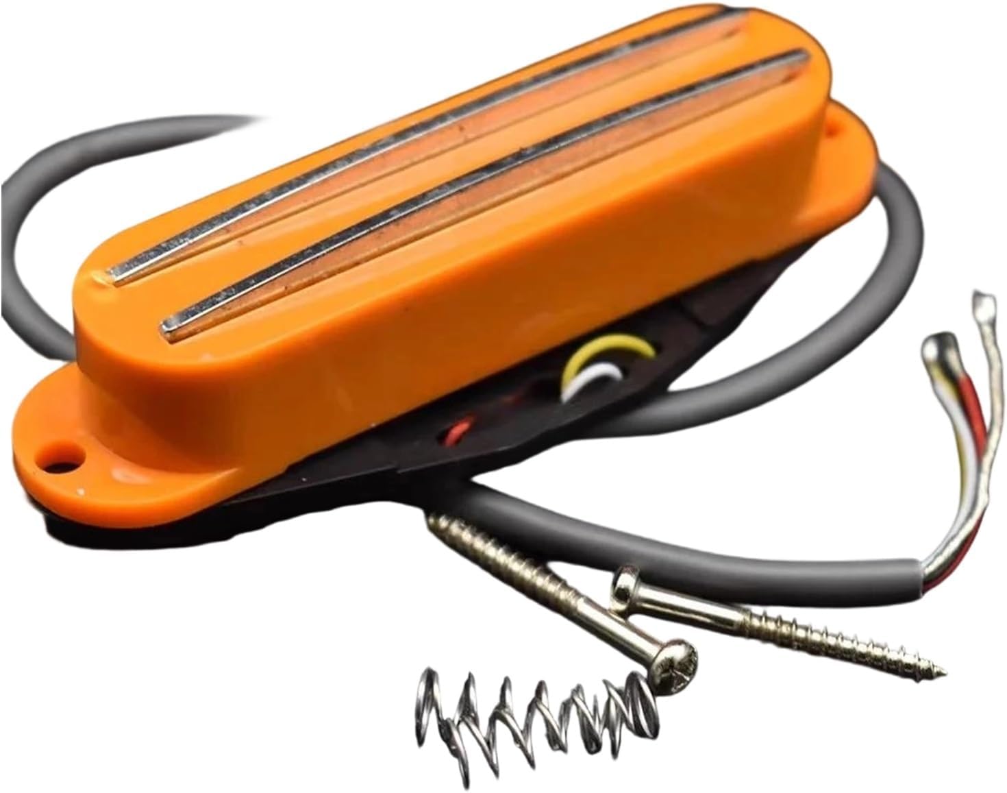 Acoustic Guitar Pickups Electric Acoustic Guitar Pickups Dual Coil Track Playing Instrument Accessories Colorful(Yellow)