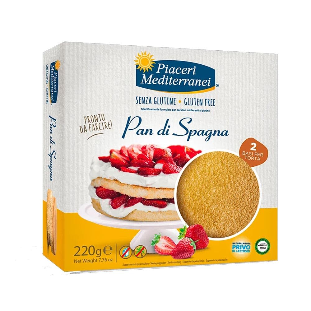 Base tartas sin gluten y sin lactosa Piaceri Mediterrani 220g