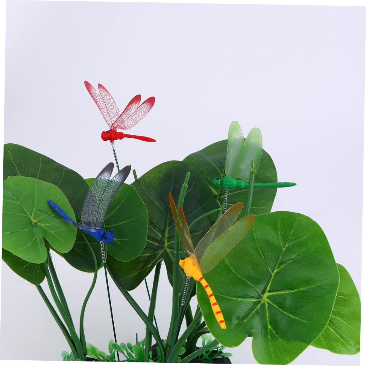Happyyami 100pezzi Decorazioni Da Giardino Con Libellule Artificiali Combinazioni Di Variegati Per Fioriture e Ornamenti Realistico e Durevole