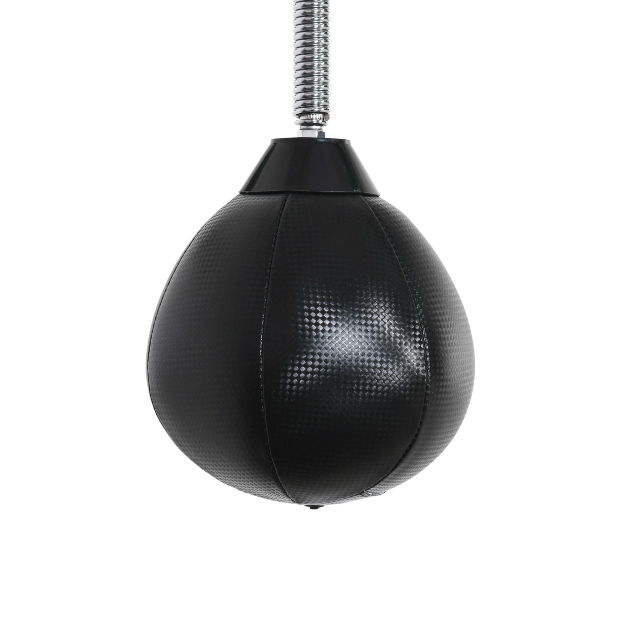 HOMCOM Boxgestell klappbar höhenverstellbar Boxtraining Wardhalterung mit drehbarer Reflexstange Speedball, stehende Boxssack für Erwachsene und Jugendliche