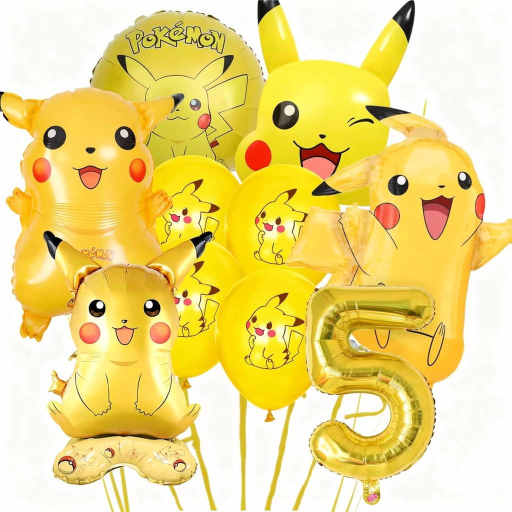 Pokémon Number/Numerical Balloons | Pikachu Mix | Five