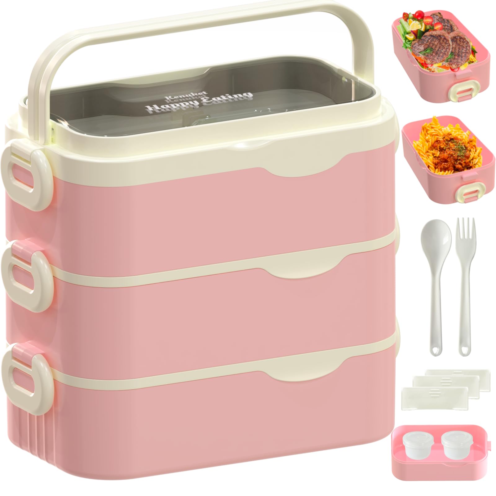 Kenuket Bento Box Adult Lunch Box
