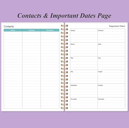 Miniatura 5 de Cuaderno de reuniones para el trabajo con artículos de acción, planificador de proyectos en espiral A5 para tomar notas, notas de reuniones de