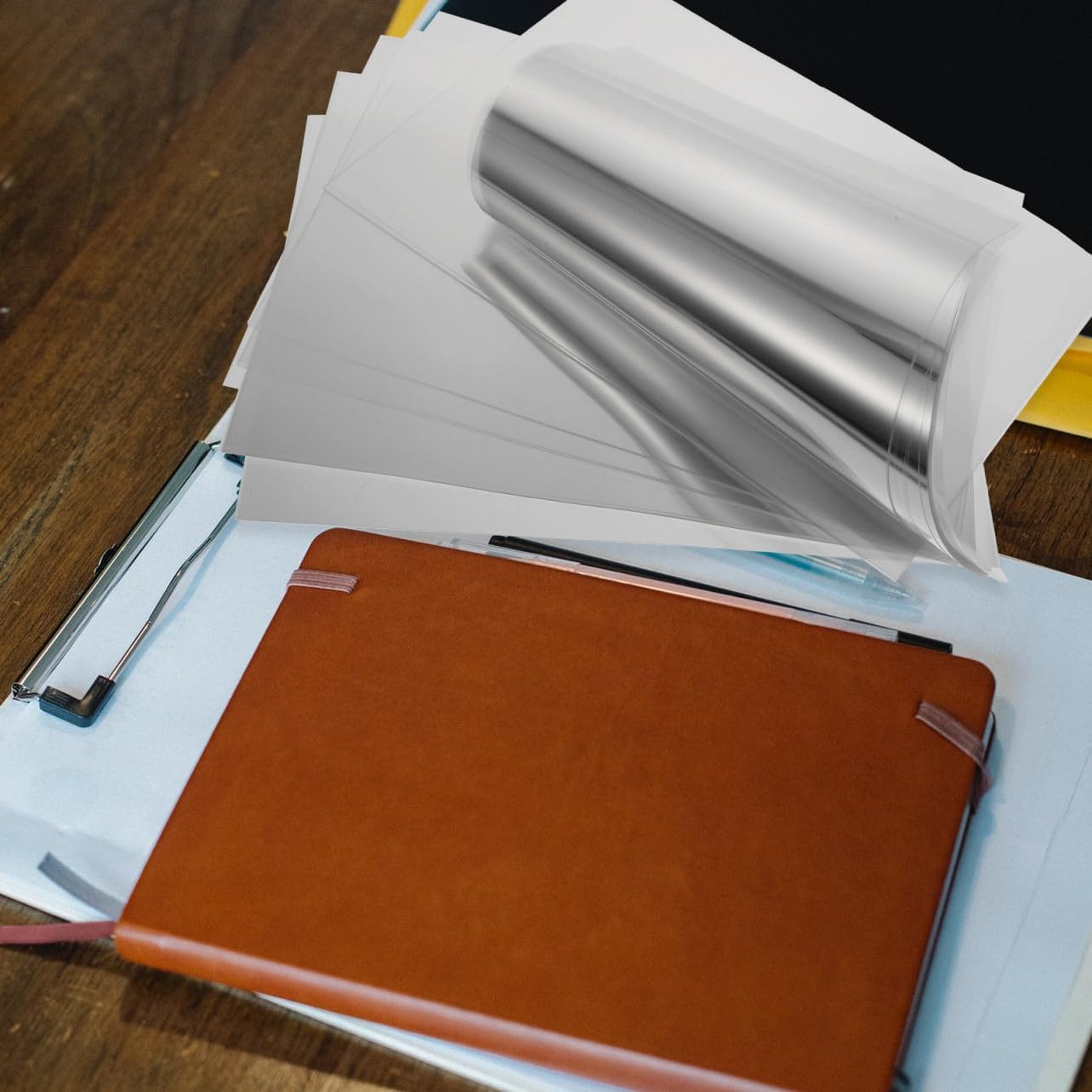 100pcs Exposure Film High Transparency Practical Stamp Making Cuttable Light Portable